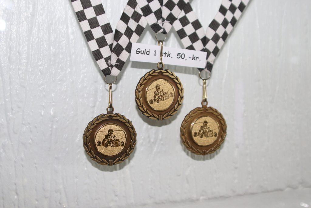 Gokart medalje sæt
