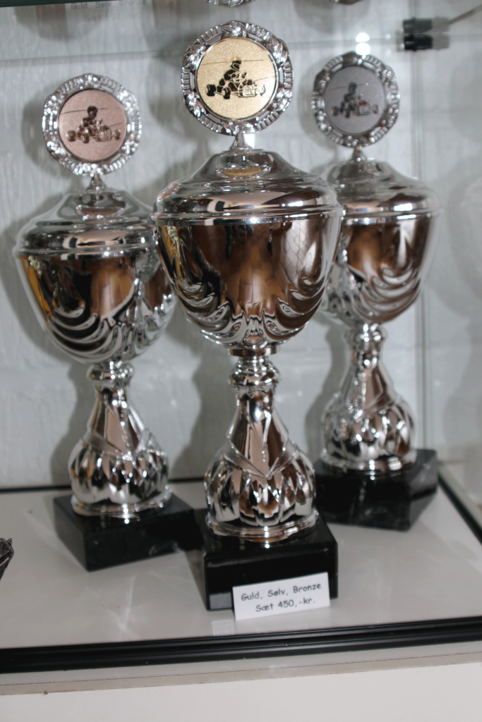 Lille gokart pokal sæt eksempel